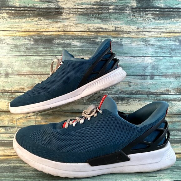 Kizik Athens Hands Free Sneakers Mens 12 Blue Knit Lace Up Slip On Athletic Shoe main image 13